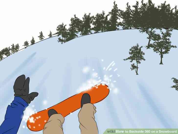 Image intitulée Backside 360 sur un Snowboard Étape 11